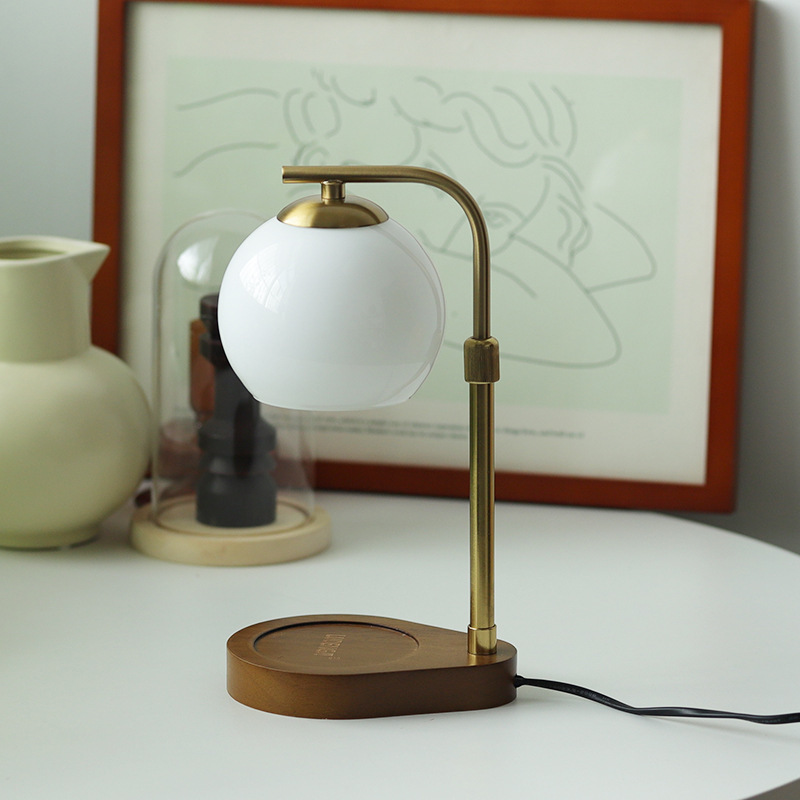 Nordic Candle Warmer Lamp Ambient Warm Light Home Decor Accent