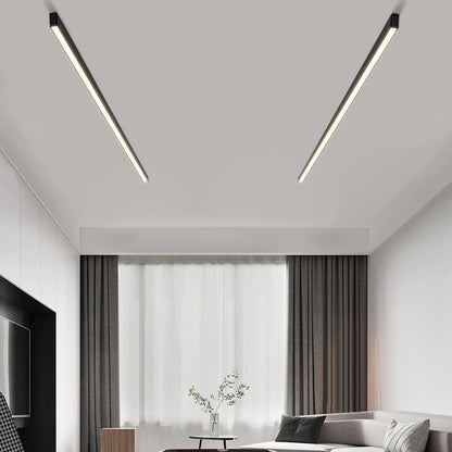 Modern Dimmable LED Flush Mount Ceiling Light Black White