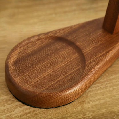 Rovix Tabletop Candle Warmer Lamp – Wooden Base & Matte Shade