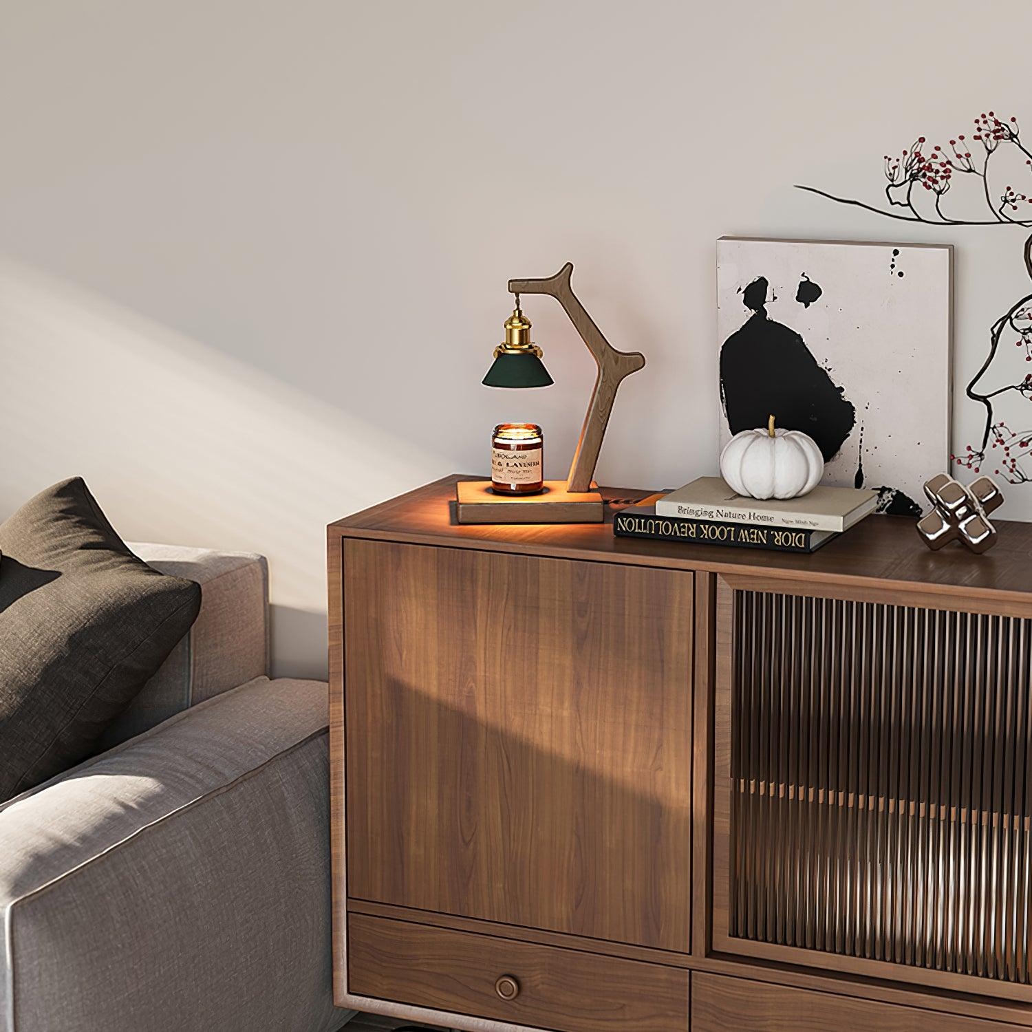 Dotto Candle Warmer Lamp – Minimal Texture Pattern Shade