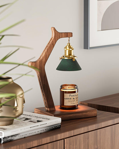 Dotto Candle Warmer Lamp – Minimal Texture Pattern Shade