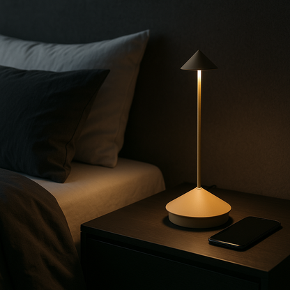 Rechargeable Table Lamp - Dimmable Touch LED - Indoor & Outdoor Cordless
