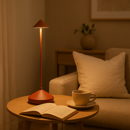 Rechargeable Table Lamp - Dimmable Touch LED - Indoor & Outdoor Cordless