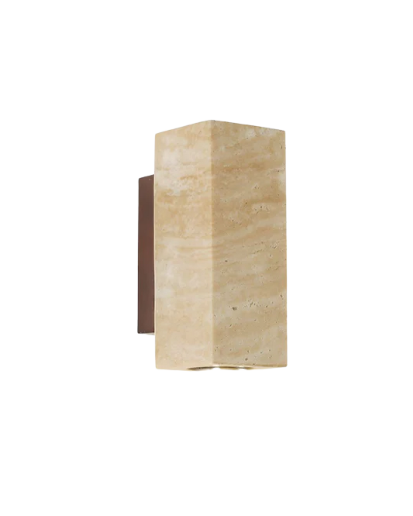 Natural Warm Ambient Travertine Modern Wall Lamp