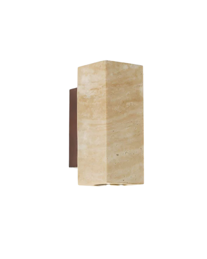 Natural Warm Ambient Travertine Modern Wall Lamp