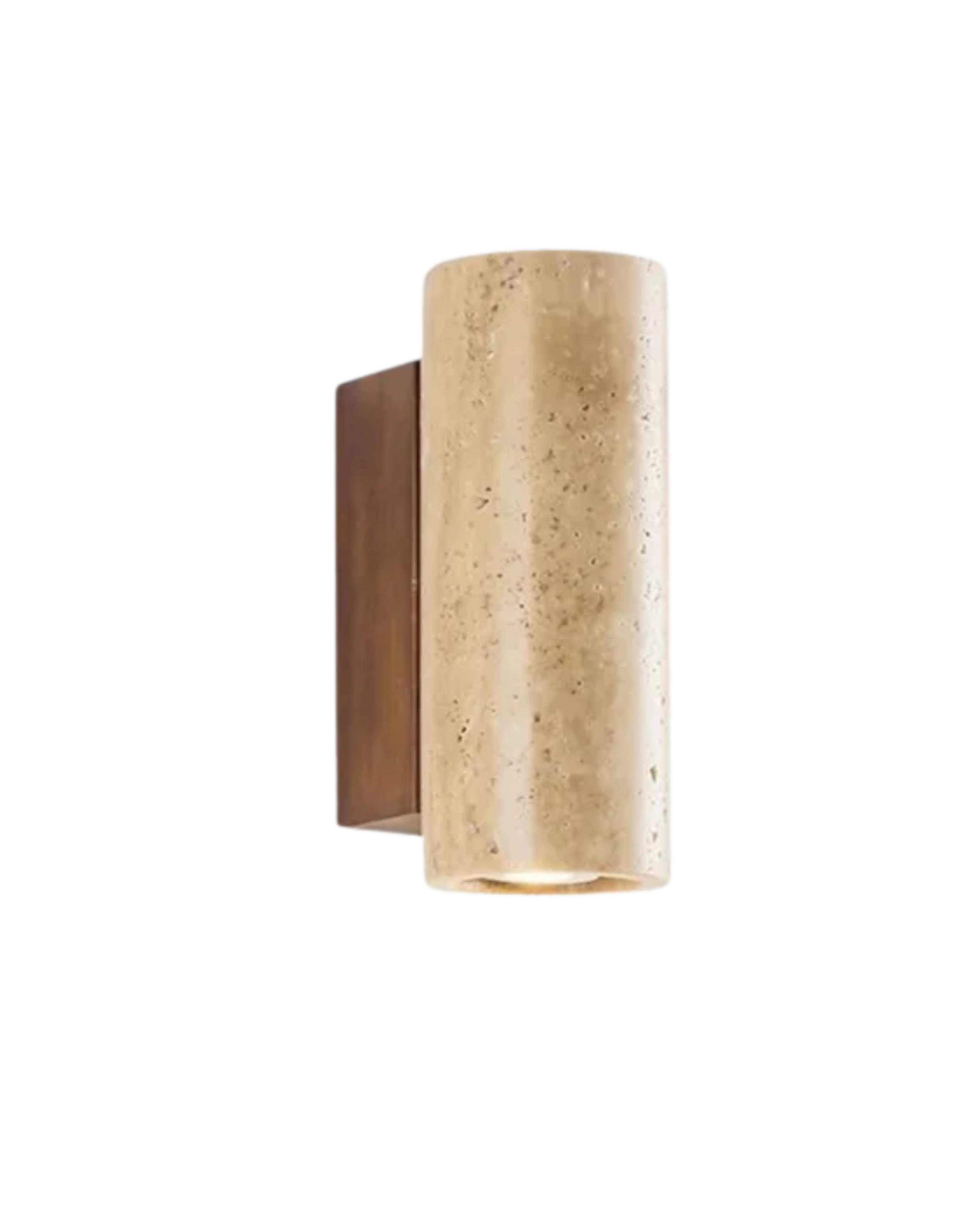 Natural Warm Ambient Travertine Modern Wall Lamp