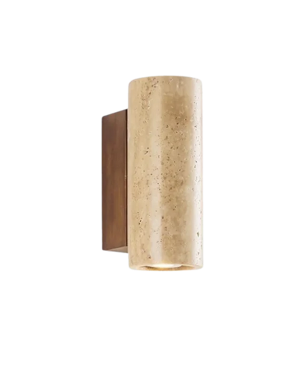 Natural Warm Ambient Travertine Modern Wall Lamp