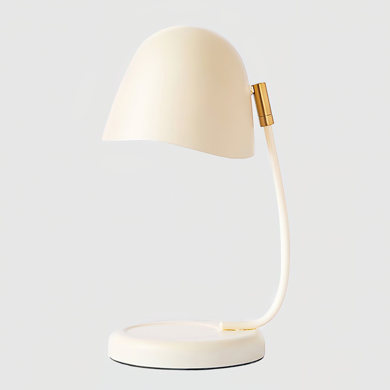 Egrova Candle Warmer Lamp – Eggshell-Style Ivory Shade Wax Melting Lamp