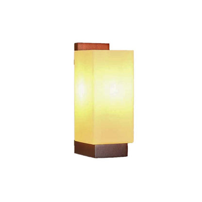 Rustic Glass Shade Modern Wall Sconce Living Room Ambient Lighting