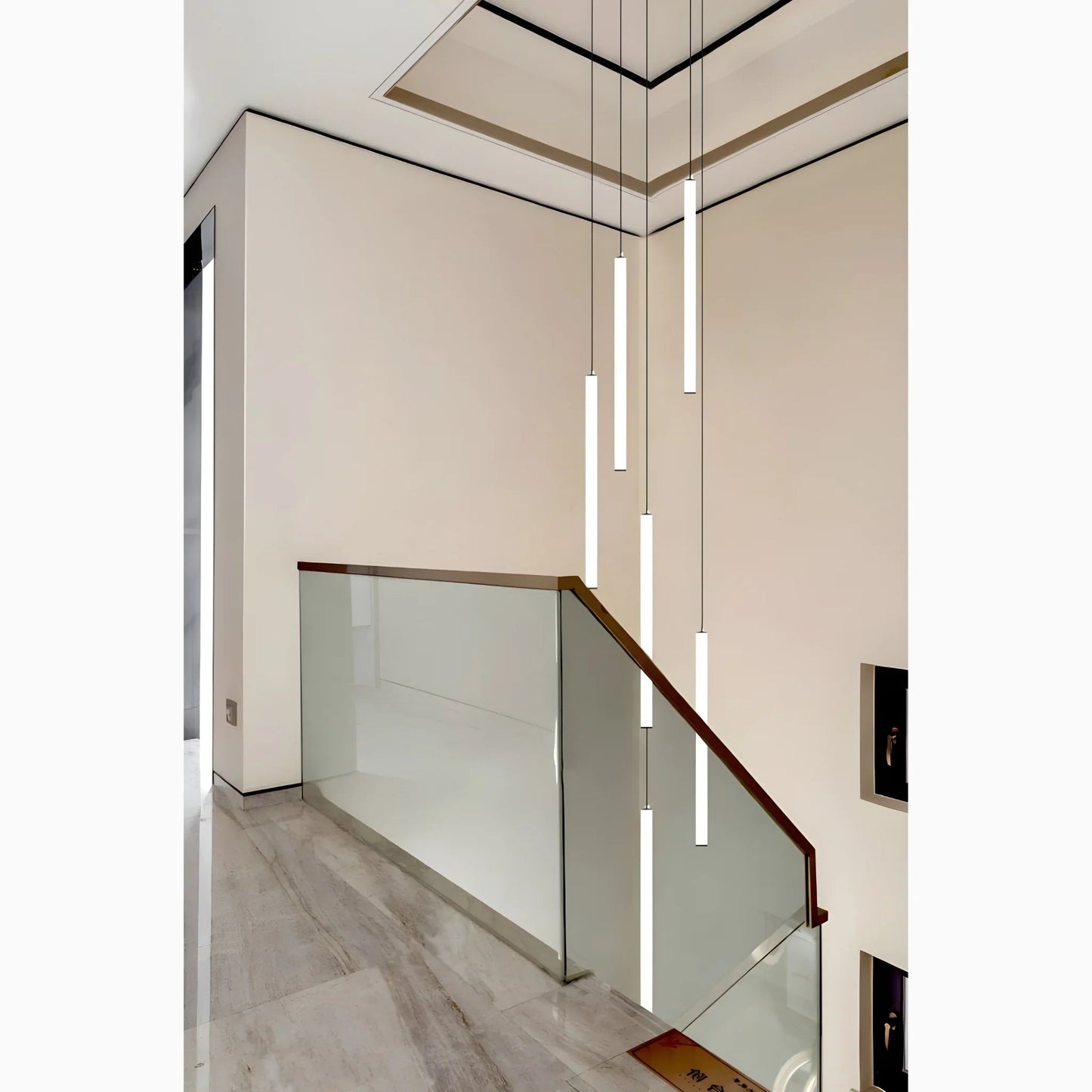 Art Deco Spiral Adjustable Height Elegant Pendant Light