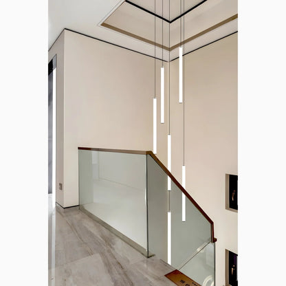 Art Deco Spiral Adjustable Height Elegant Pendant Light