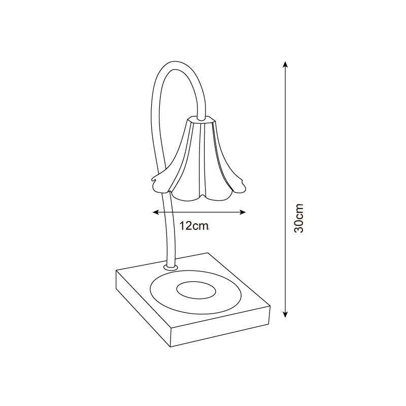 Elaro Candle Warmer Lamp – Elegant Glass-Top Design