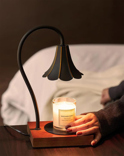 Elaro Candle Warmer Lamp – Elegant Glass-Top Design
