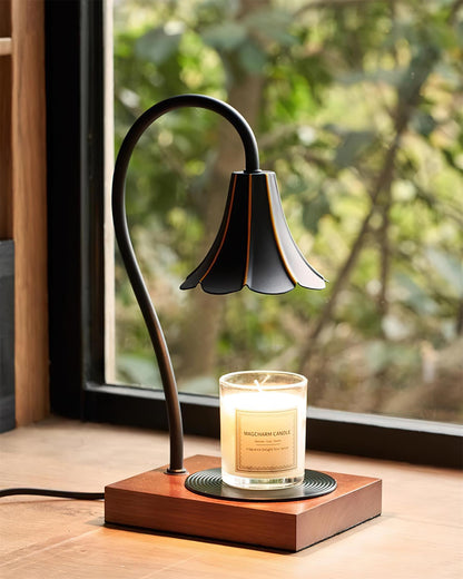 Elaro Candle Warmer Lamp – Elegant Glass-Top Design
