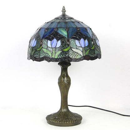 Tiffany Style Stained Glass European Art Nouveau Table Lamp