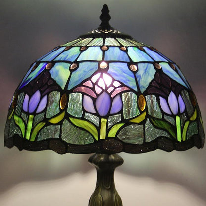Tiffany Style Stained Glass European Art Nouveau Table Lamp
