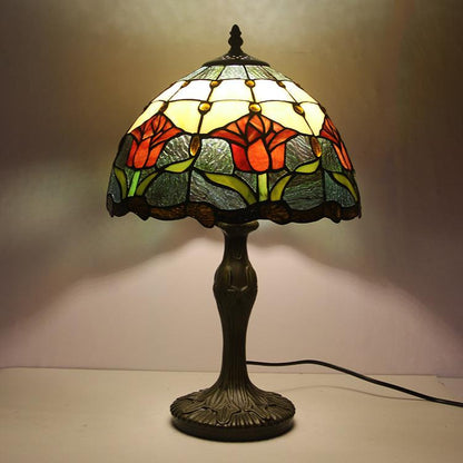 Tiffany Style Stained Glass European Art Nouveau Table Lamp