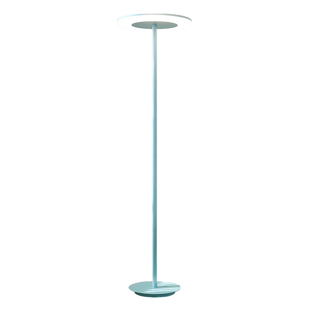 Modern Iron & Acrylic Ring Floor Lamp – Adjustable LED – Living Room & Office