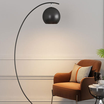 Curved Dome Iron Floor Lamp – Living Room & Office