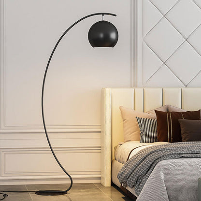 Curved Dome Iron Floor Lamp – Living Room & Office