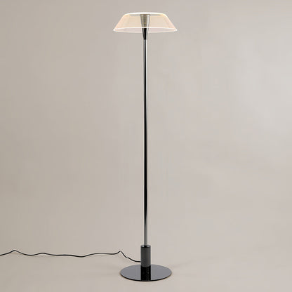 Italian Minimalist Iron & Acrylic Floor Lamp – 3000K Warm LED – Living Room