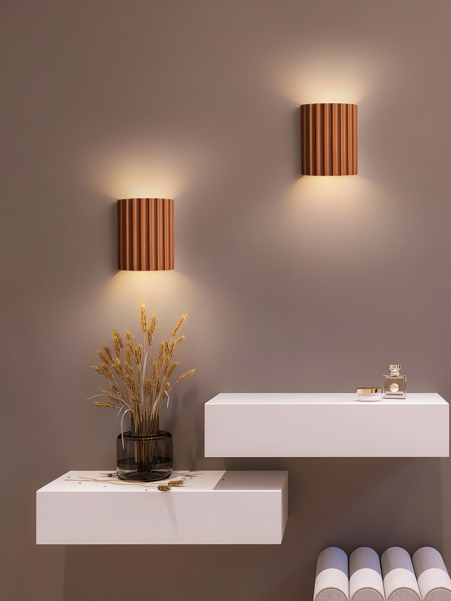 Modern Resin Wall Light with G9 LED Bulb