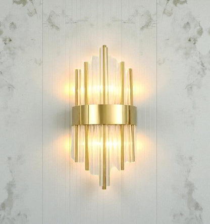 Modern LED Crystal Contemporary Dimmable Wall Sconce
