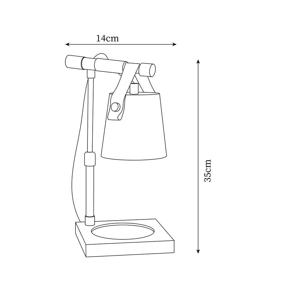Givon Candle Warmer Lamp – Compact Lamp – Small Space Wax Heating