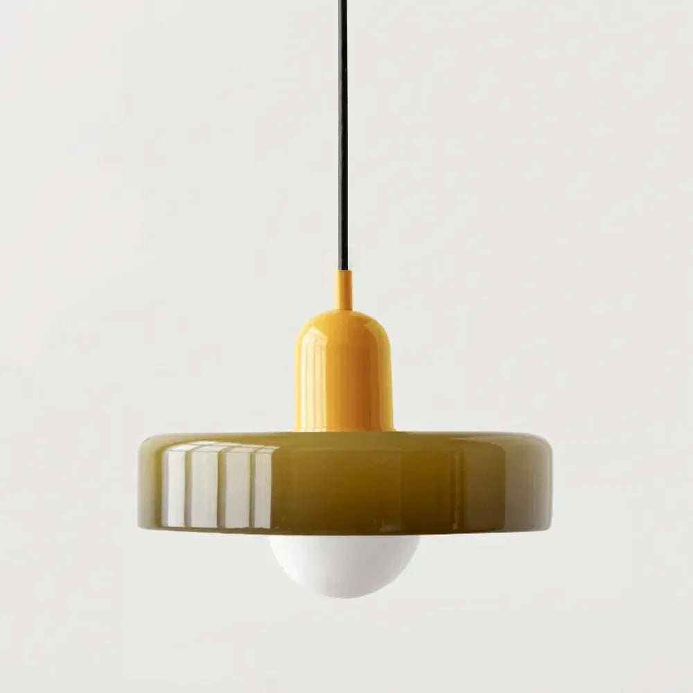 Artistic Glass Pendant Light – Adjustable Hanging Length