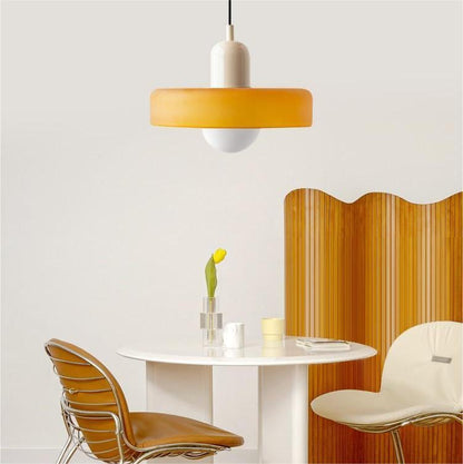 Artistic Glass Pendant Light – Adjustable Hanging Length