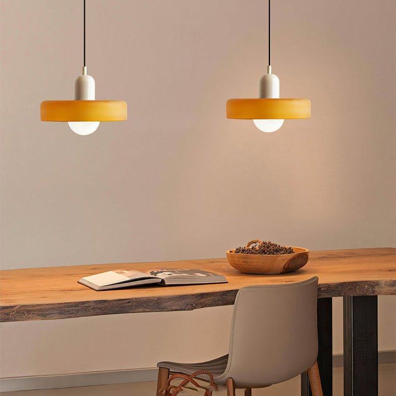 Artistic Glass Pendant Light – Adjustable Hanging Length