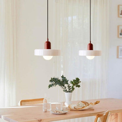 Artistic Glass Pendant Light – Adjustable Hanging Length