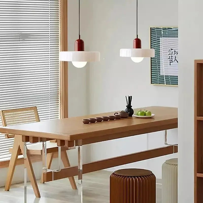 Artistic Glass Pendant Light – Adjustable Hanging Length