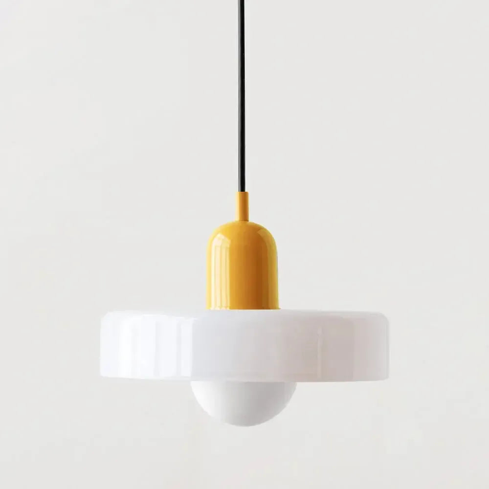 Artistic Glass Pendant Light – Adjustable Hanging Length