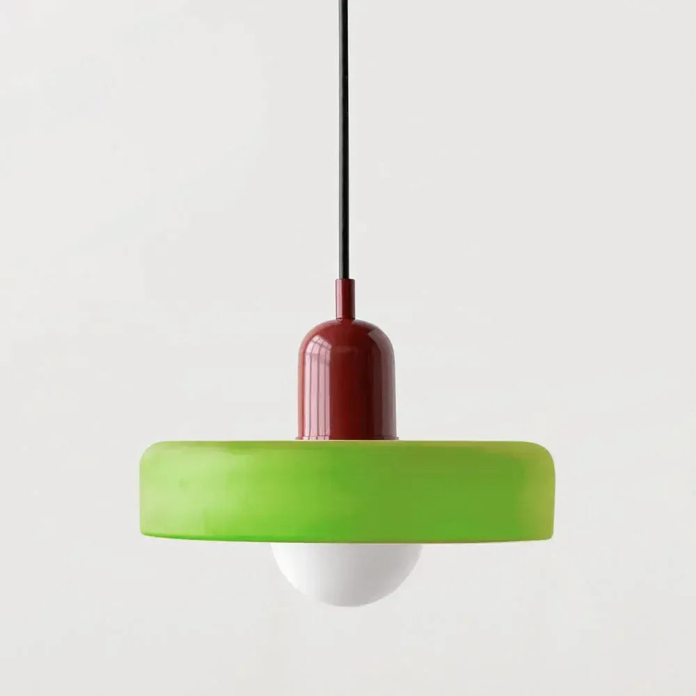 Artistic Glass Pendant Light – Adjustable Hanging Length