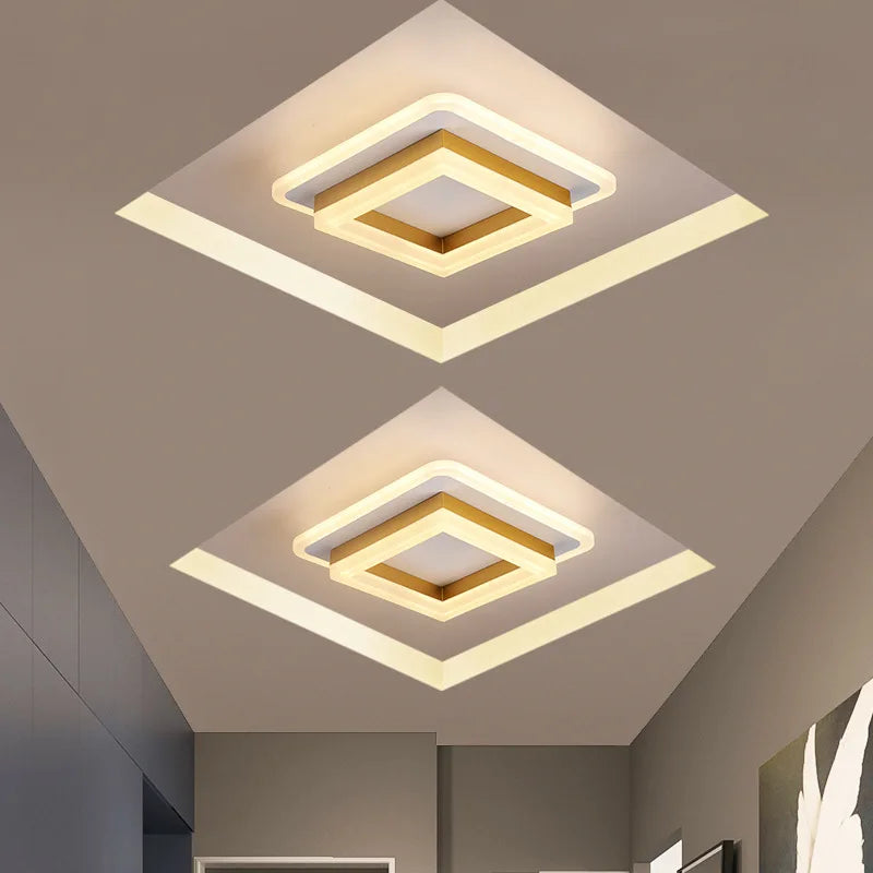 Modern LED Ceiling Light Fixture For Living Room Bedroom Hallway - Energy Efficient