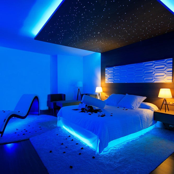 RGB LED Strip Lights For Bedroom - Color Changing Indoor Lighting With Remote Control
