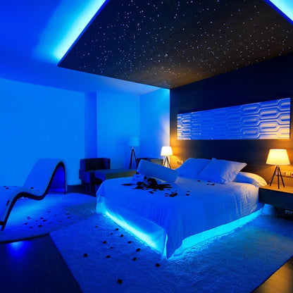 RGB LED Strip Lights For Bedroom - Color Changing Indoor Lighting With Remote Control