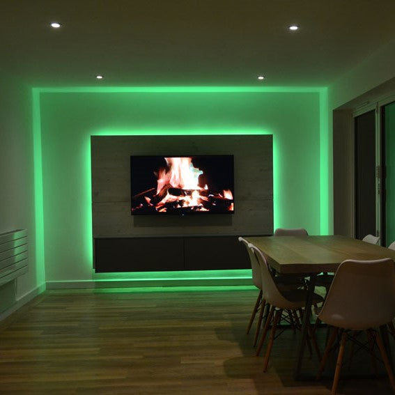 RGB LED Strip Lights For Bedroom - Color Changing Indoor Lighting With Remote Control