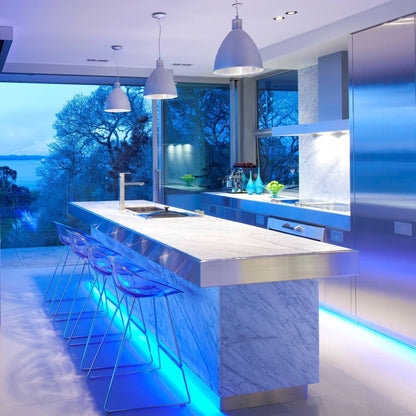 RGB LED Strip Lights For Bedroom - Color Changing Indoor Lighting With Remote Control