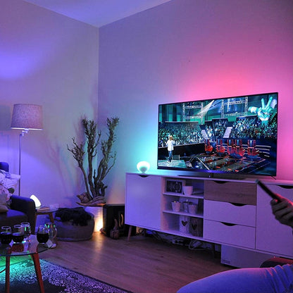RGB LED Strip Lights For Bedroom - Color Changing Indoor Lighting With Remote Control