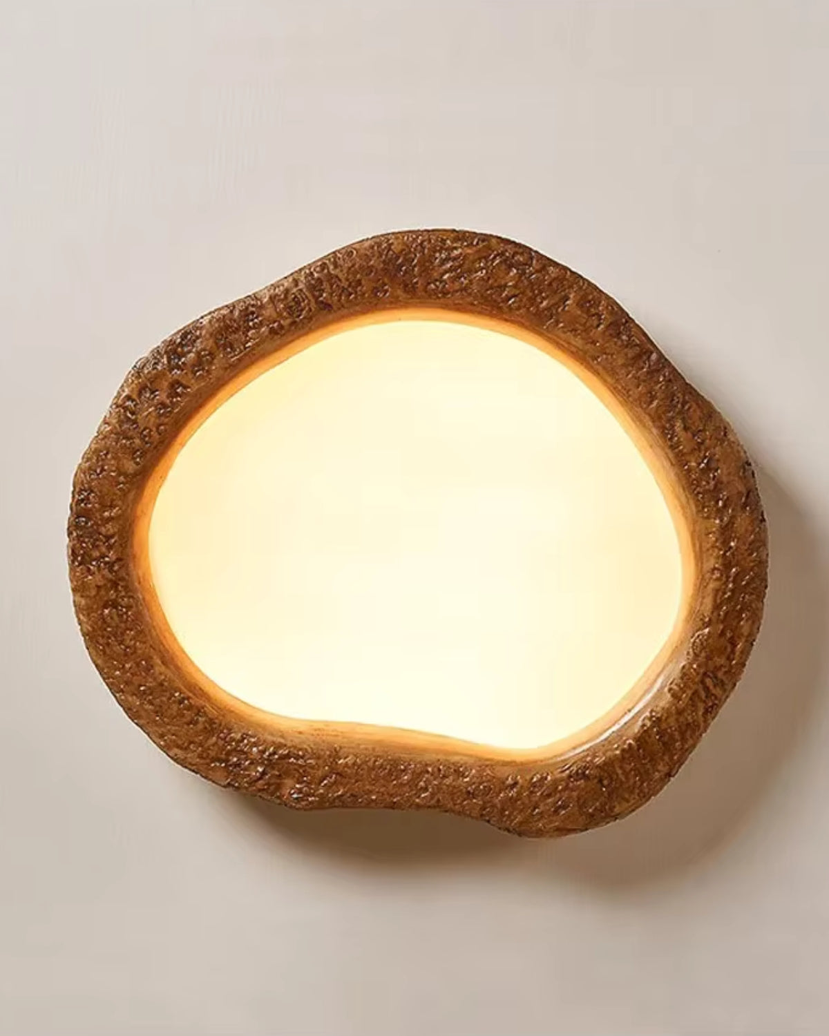 Rustic Integrated Led Wood Flush Mount Ceiling Light