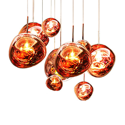 Sculptural Artistic Glass Modern Pendant Ceiling Light