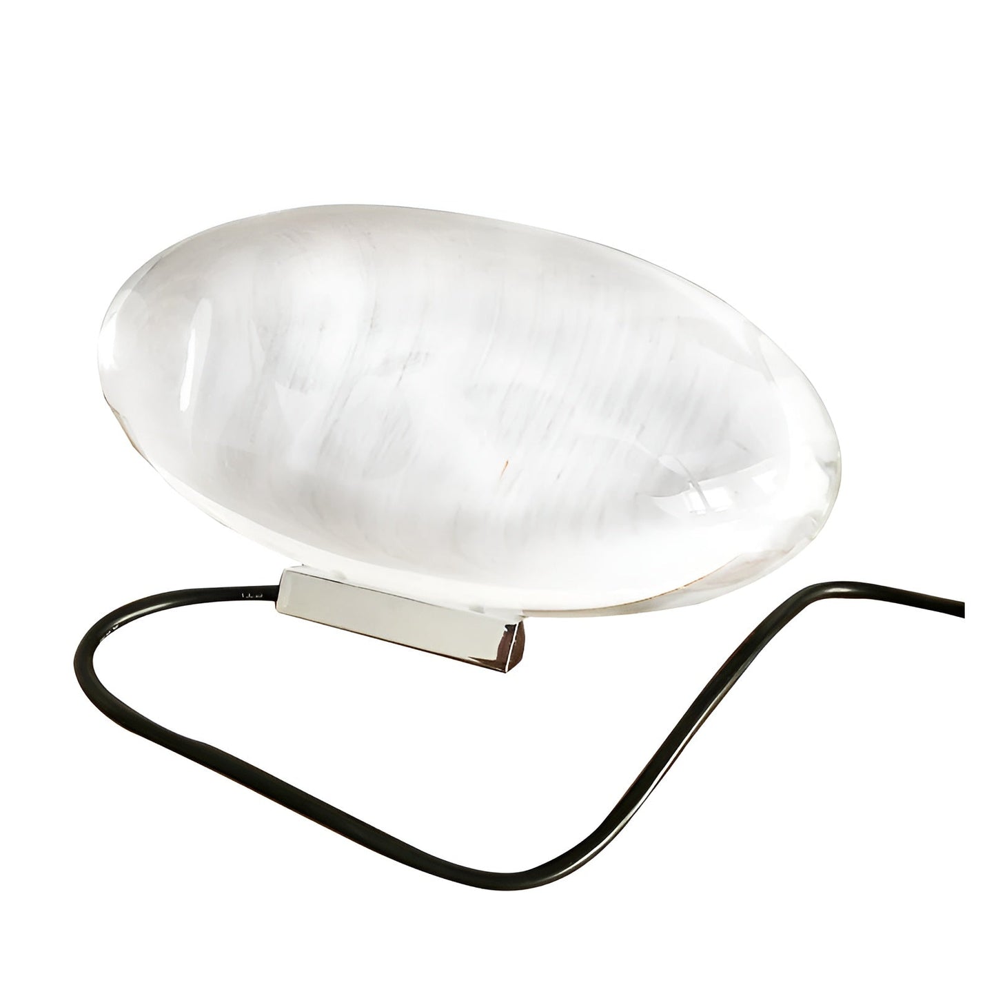 Crystal Projection Table Lamp for Bedroom - LED Prism Ambient Night Light