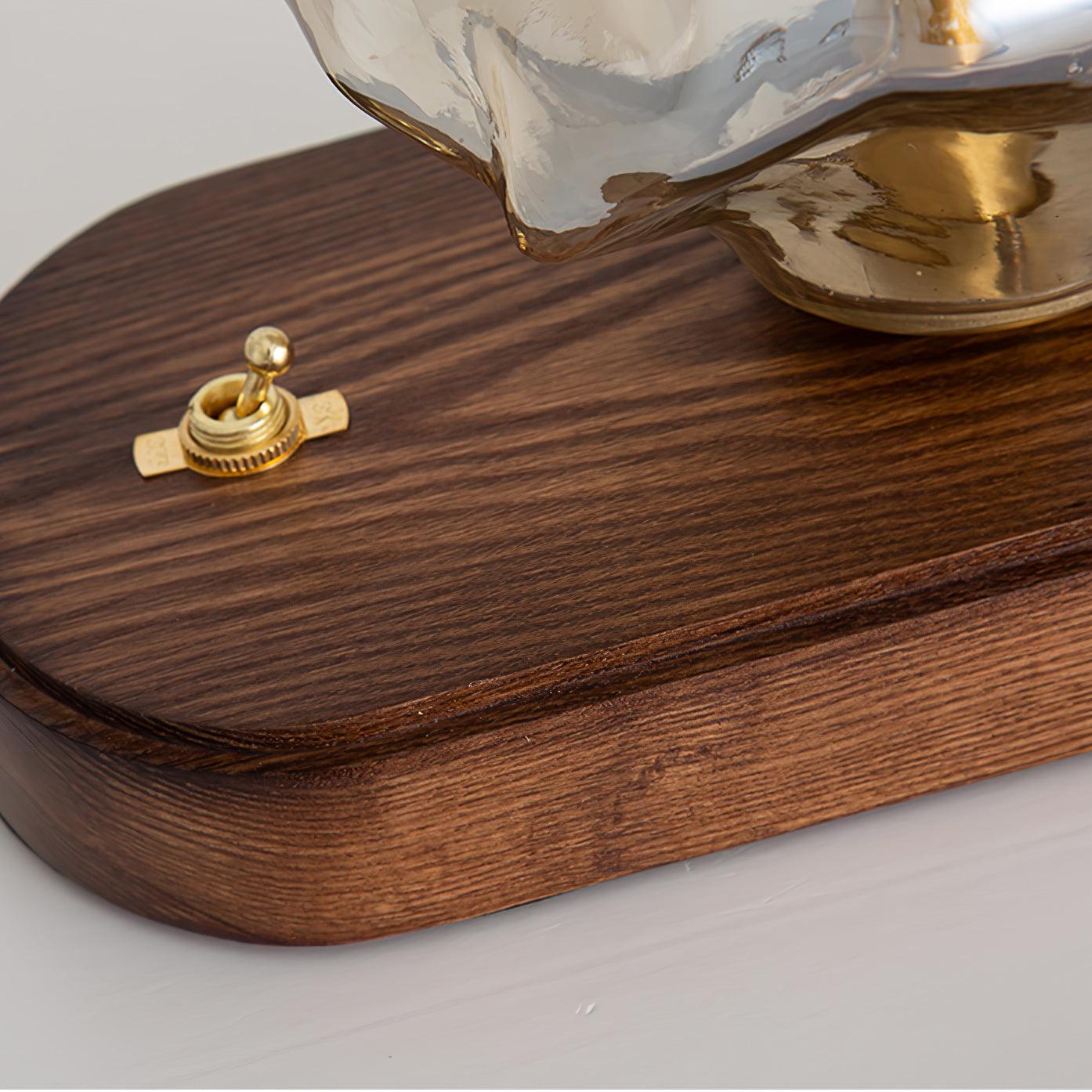 Bedside Table Lamp for Bedroom - Motion Sensor - Matte Glass Shade