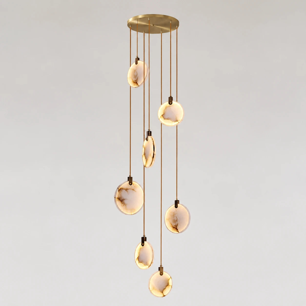 Luxury LED Disc Chandelier