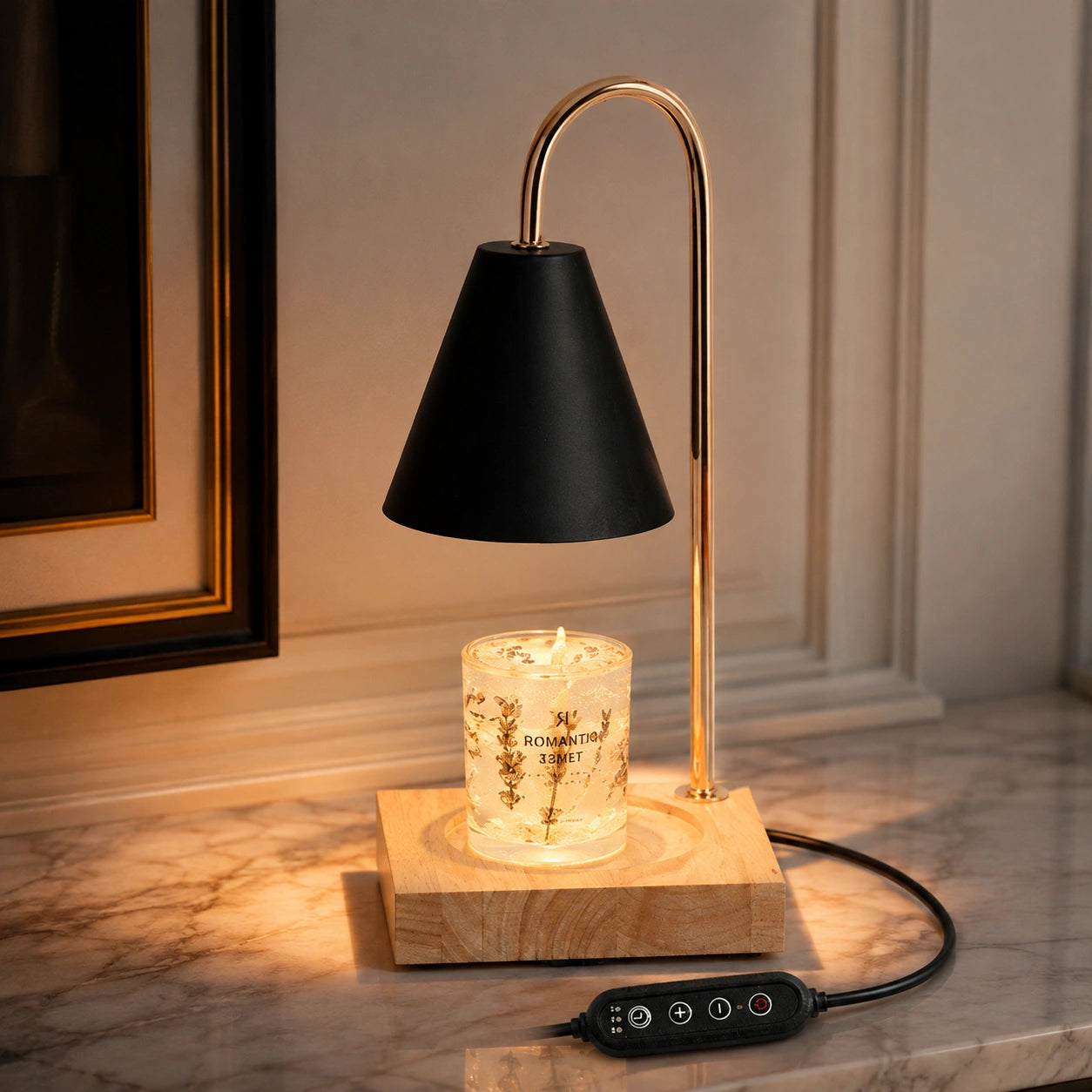 Candle Warmer Lamp with Dimmer Switch & Aromatherapy