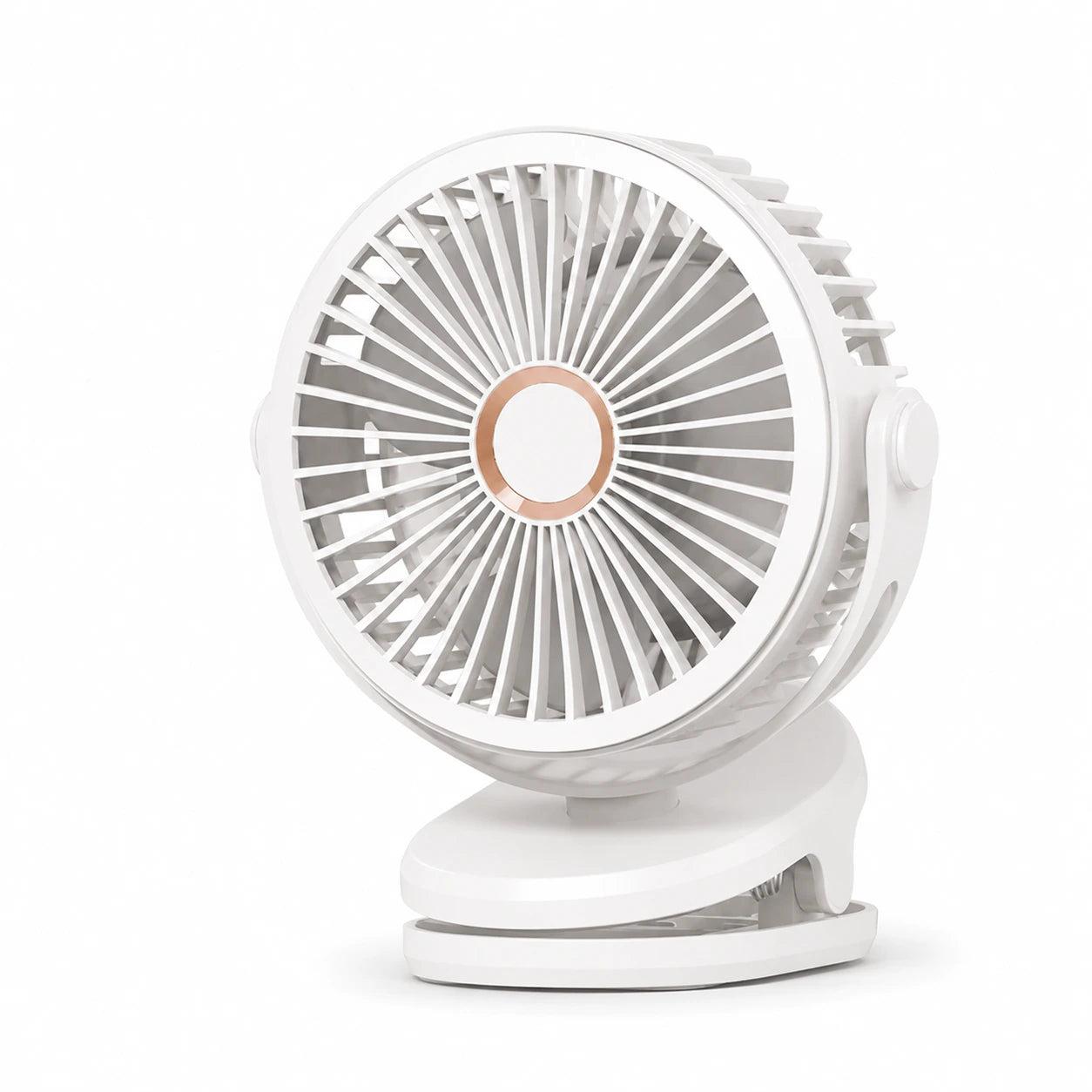 Portable USB Rechargeable Table Clip Fan 10000mAh with 360° Rotation & 4 Speeds