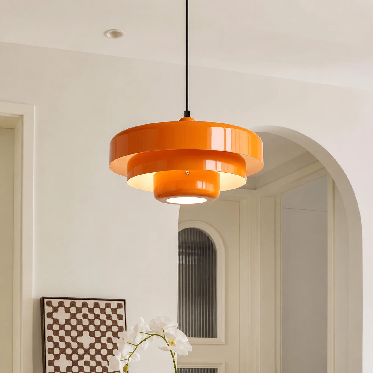 Retro Layered Disc Pendant Light