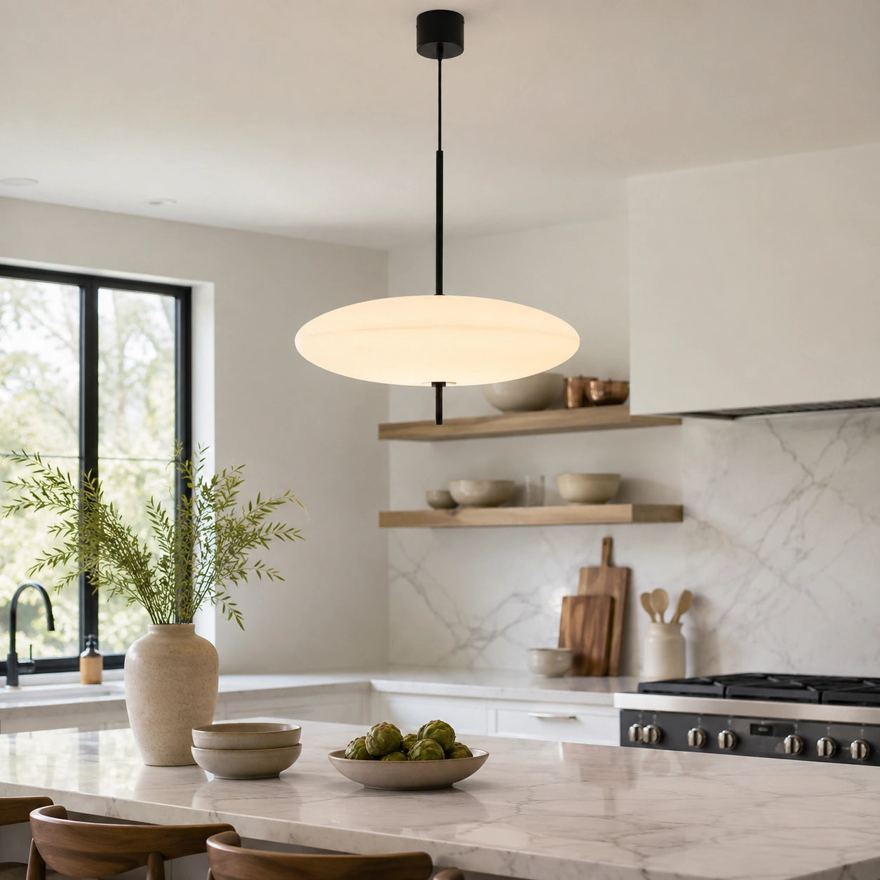 Nordic LED Pendant Light Flying Saucer Design